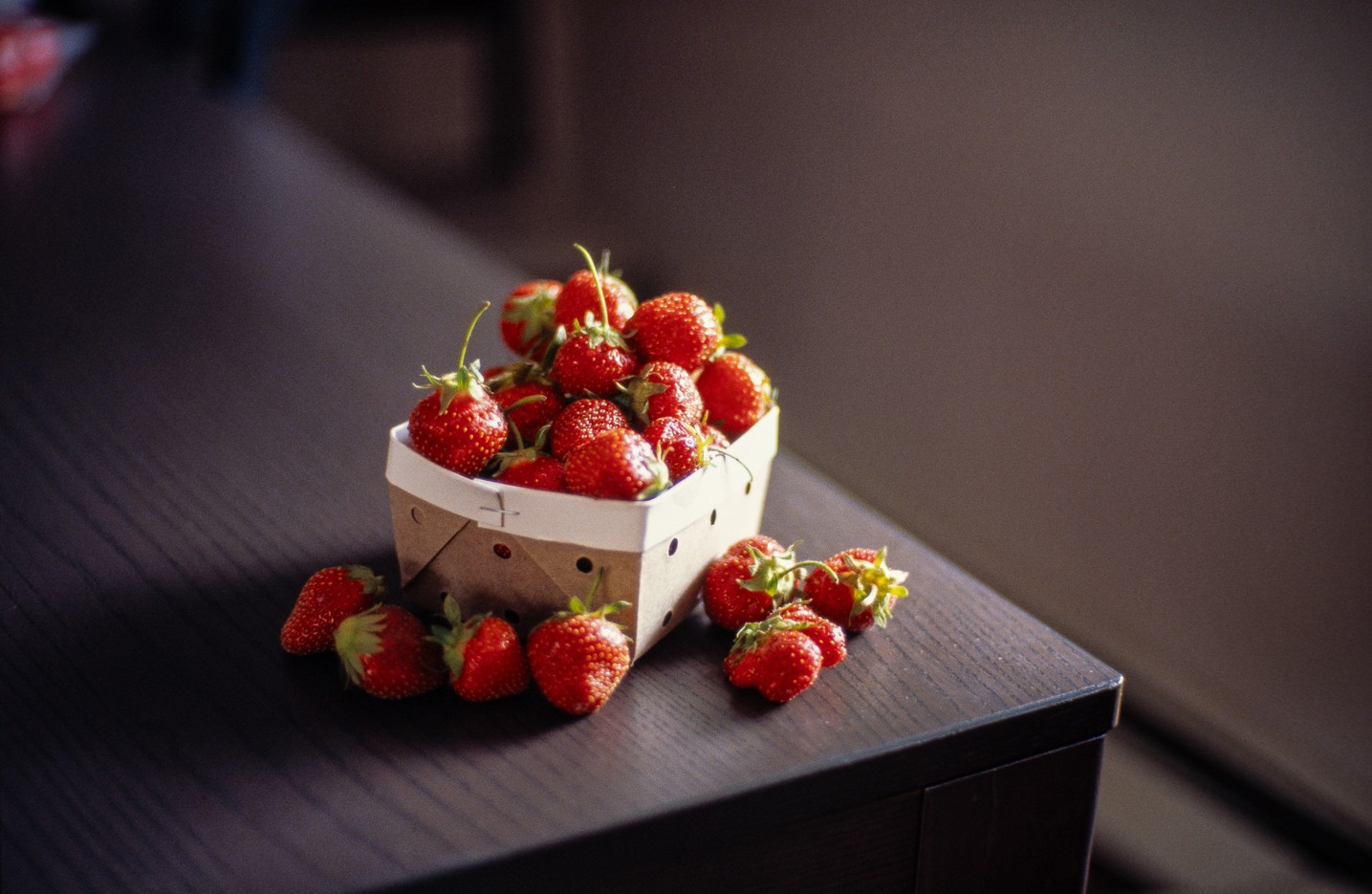 Strawberries Kodak Ektachrome/E100 Nikon FE2 50mm